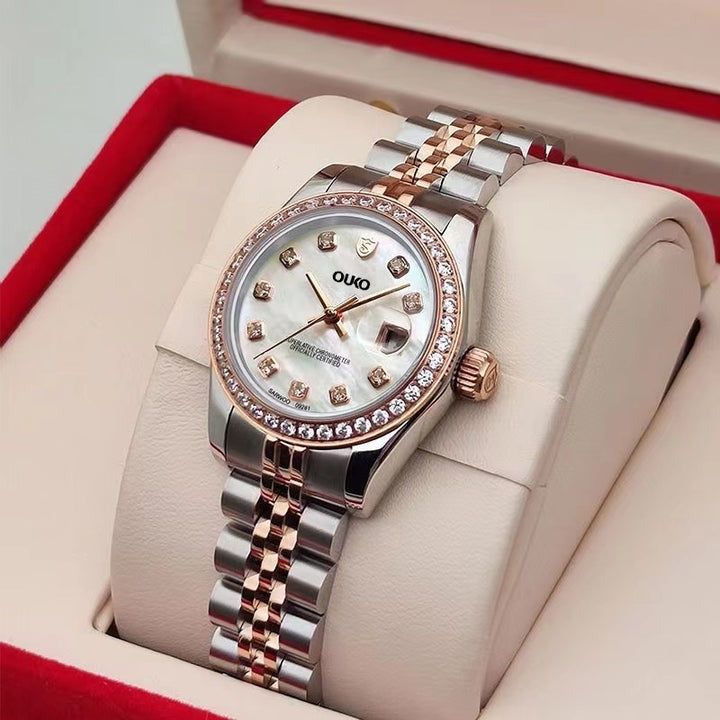 RELOJ OUKO® TIPO ROLEX MUJER