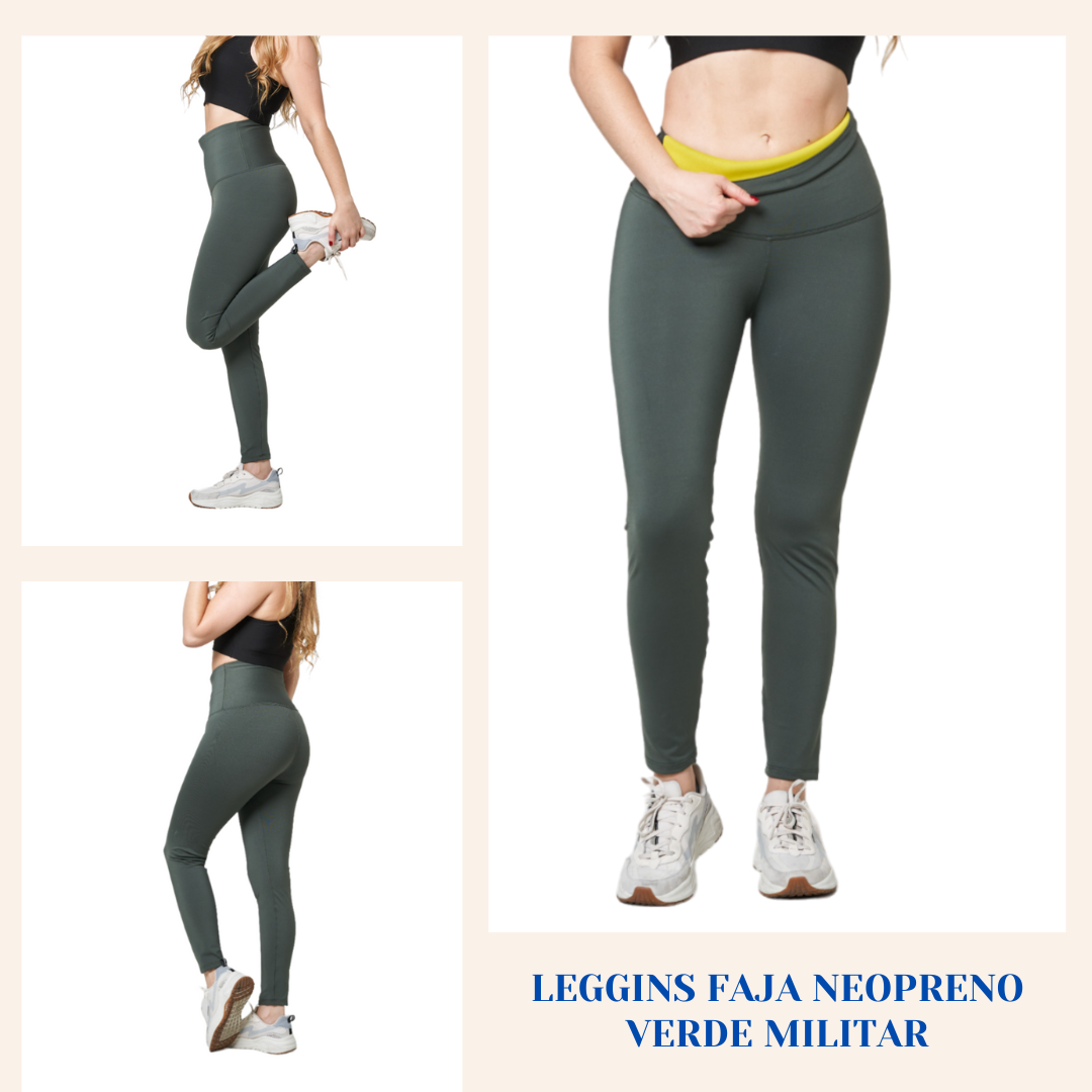 LEGGINS CON FAJA EN NEOPRENO