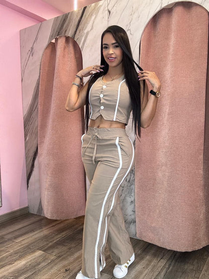 Conjunto 2 prendas chaleco Sabrina