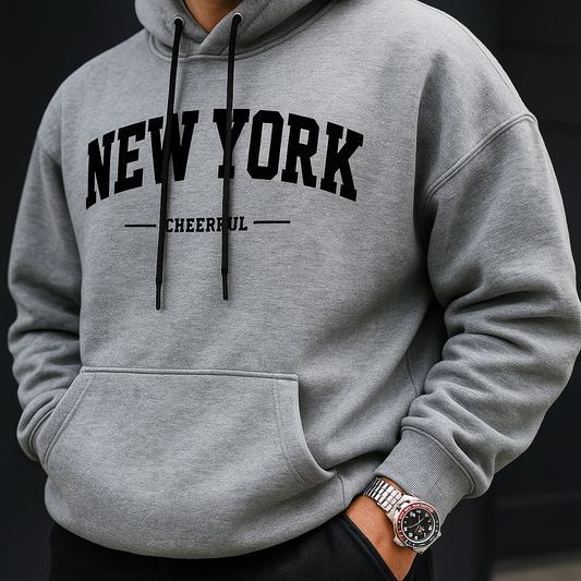 Buzo/hoodie NEW YORK GRIS-648909