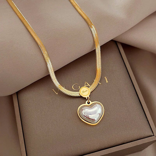 Collar Corazón de Perla