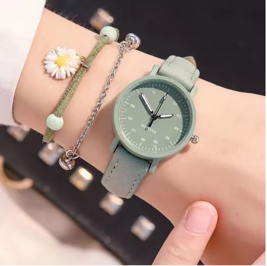 RELOJ CASUAL PARA MUJER + REGALO + CAJA