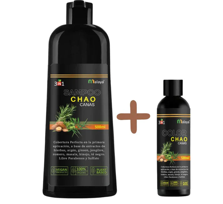 SHAMPOO CHAO  CANAS +TRATMIENTO