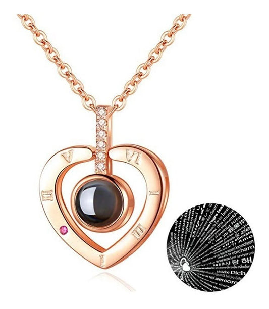 Collar Te amo Corazon +CajaREGALO